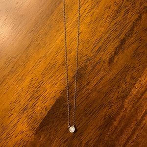 Dainty CZ stone necklace